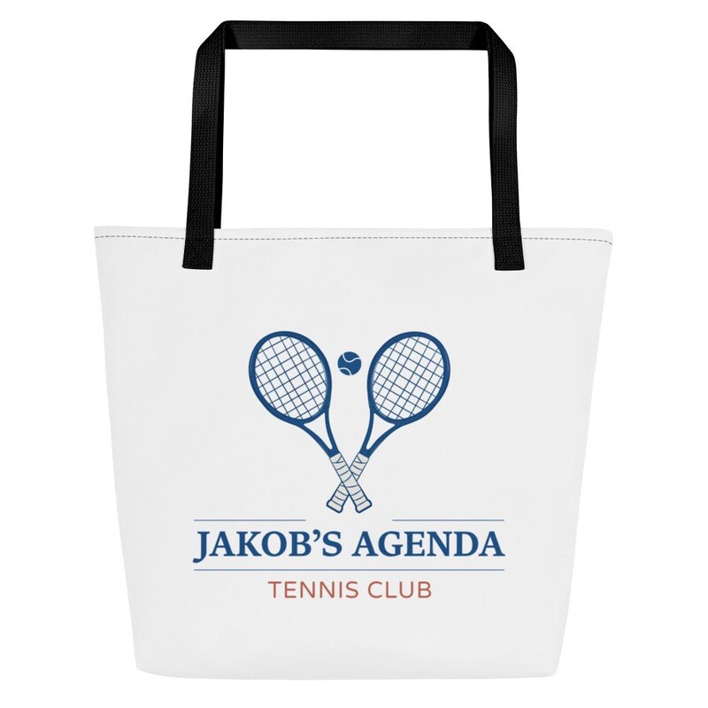 Jakob's Agenda Large Tote Bag